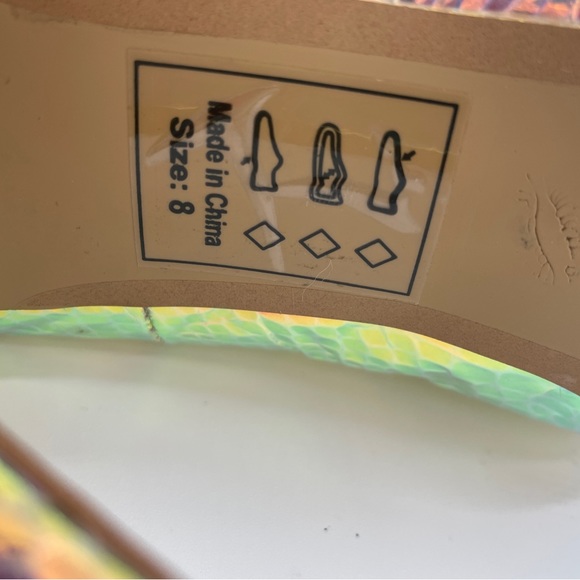 Shoe Republic LA Holographic Stilettos Size 8 - Picture 7 of 8